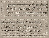 Faith, Hope, Peace Towel Band