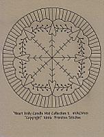 Heart Doily Candle Mat Collection 2